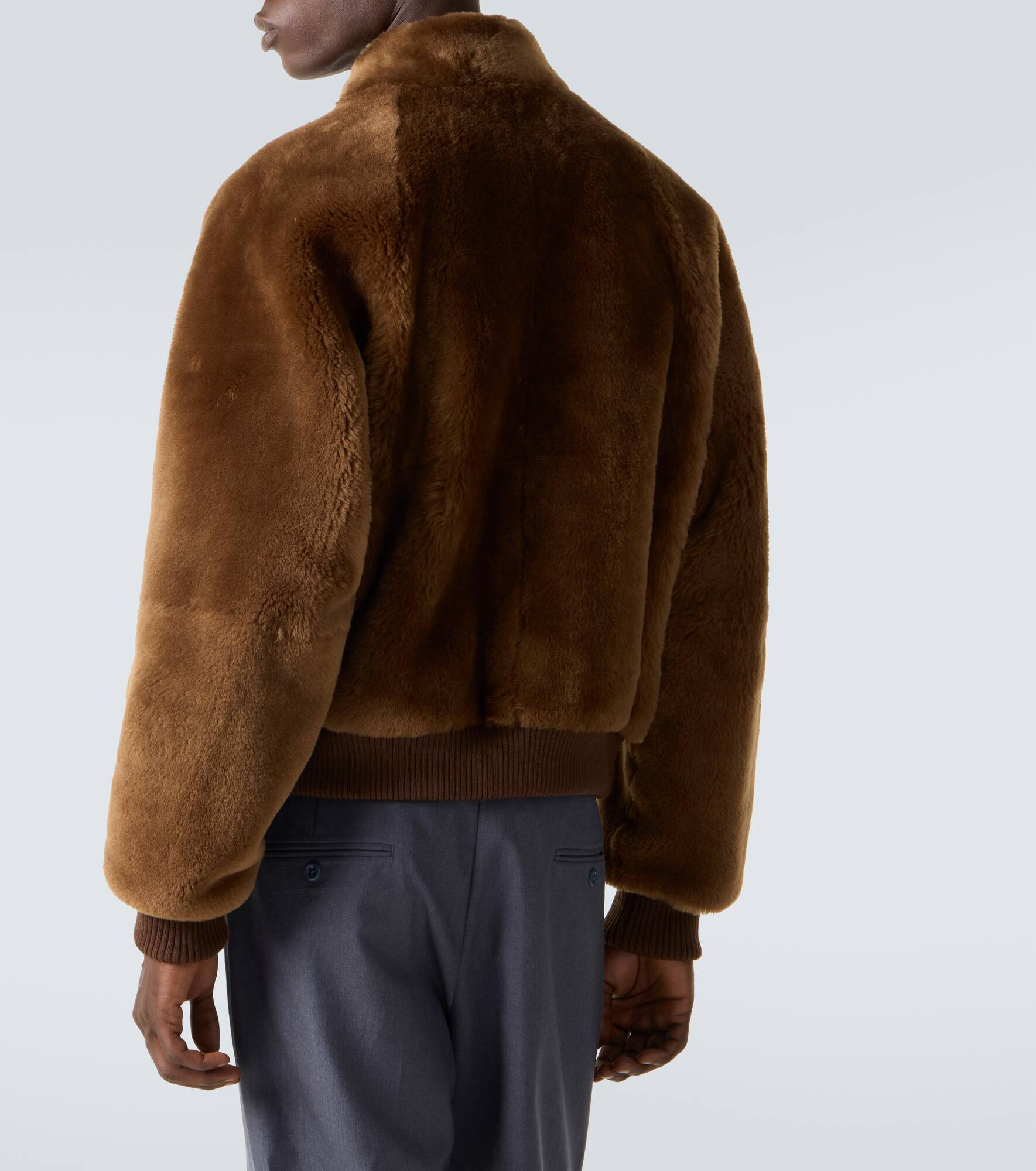 Shearling blouson jacket - 4