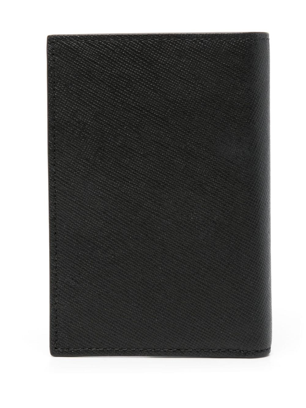 Logo leather credit card case - 2