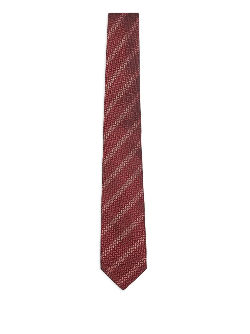 striped silk tie - 1