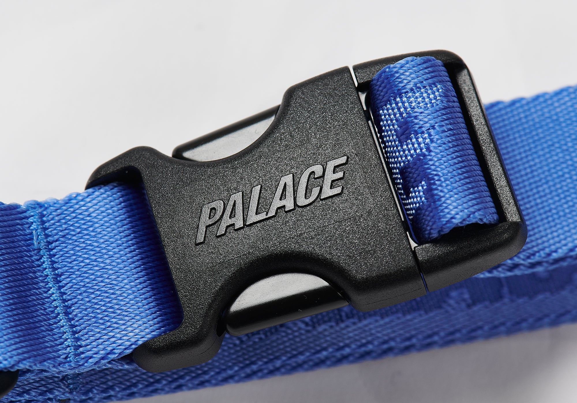 JACQUARD LOGO DOG COLLAR AND LEAD BLUE - 7