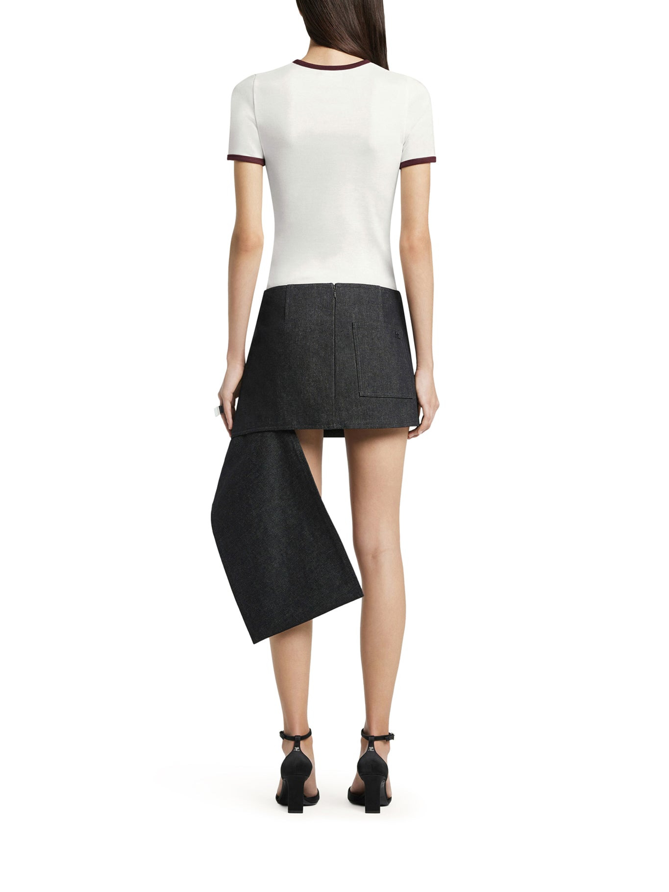 T-SHIRT WITH CONTRASTING COTTON PROFILES - 3
