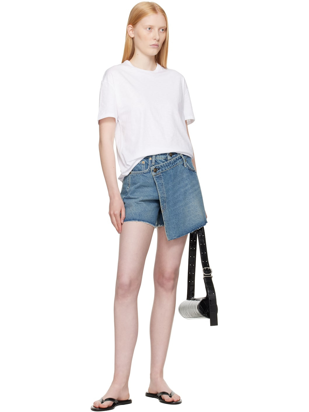 Blue Belinda Denim Mini Skort - 4