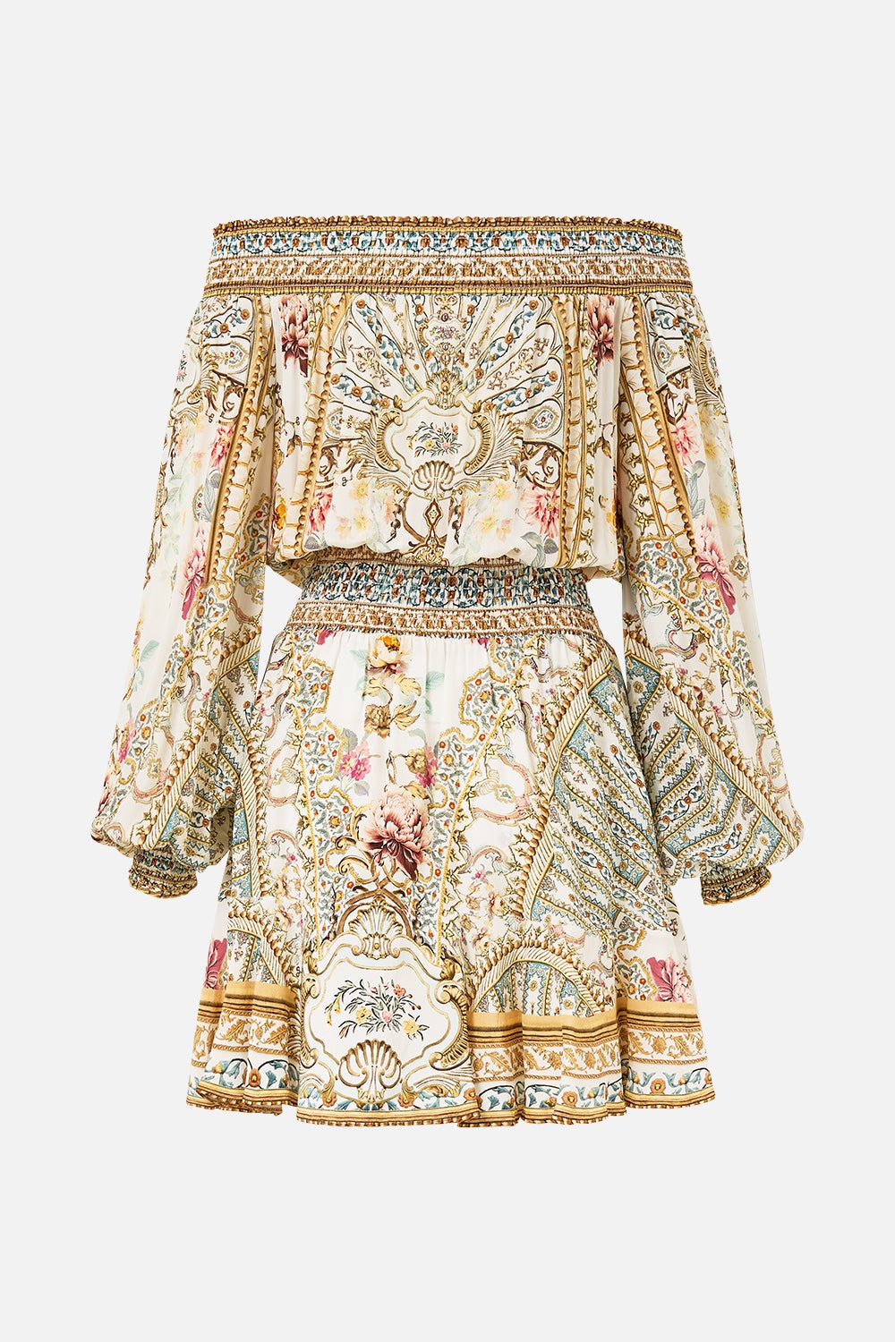 OFF SHOULDER SHORT DRESS - 6