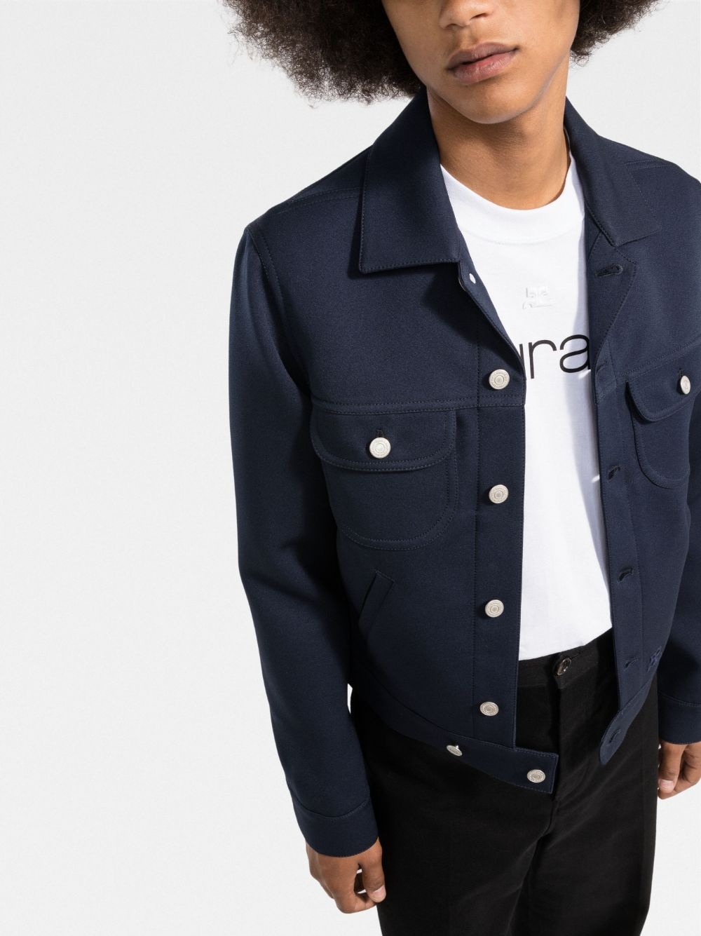 twill trucker jacket - 3