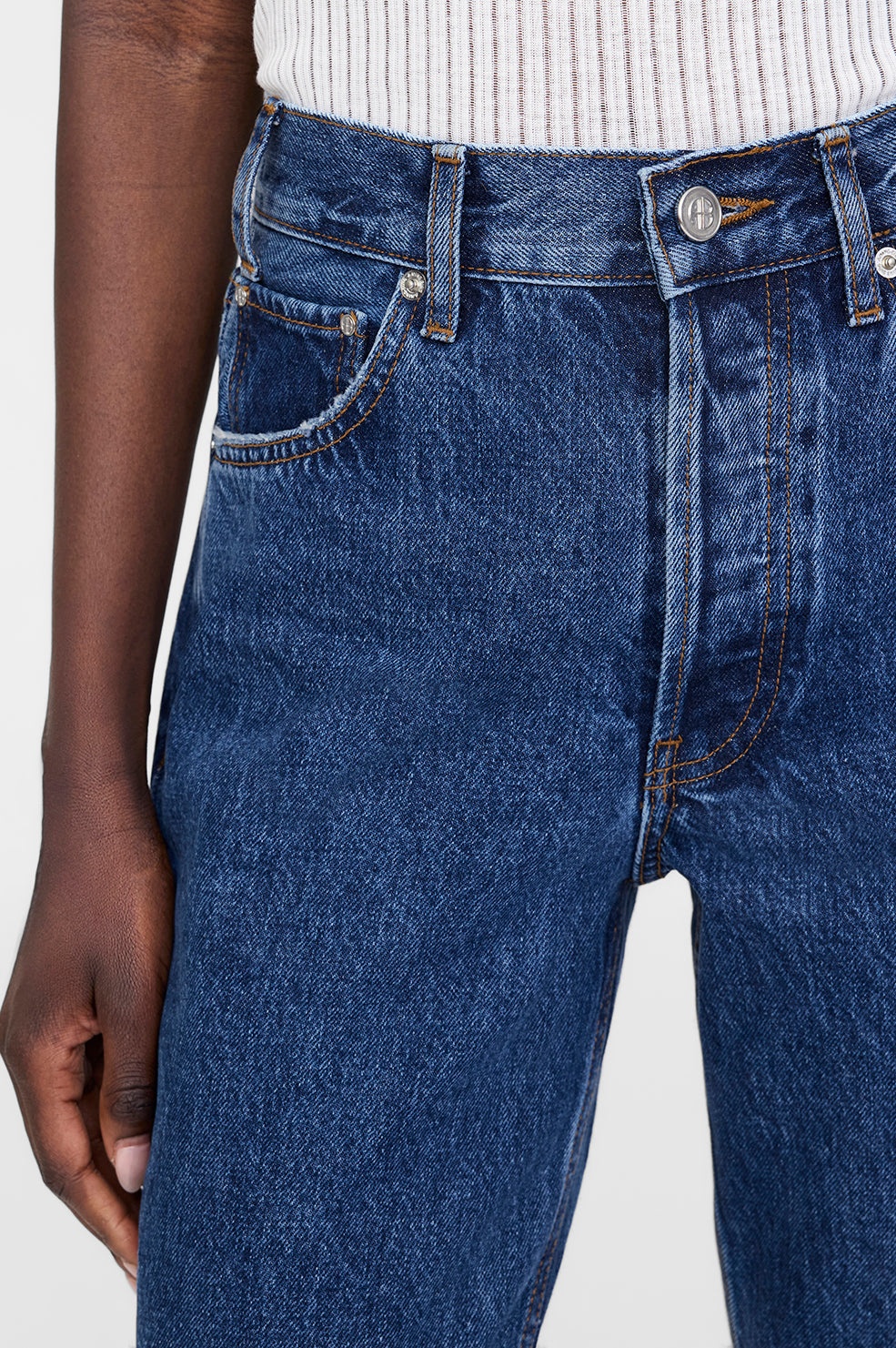 Roy Jean 34" - Clean Indigo Denim - 6