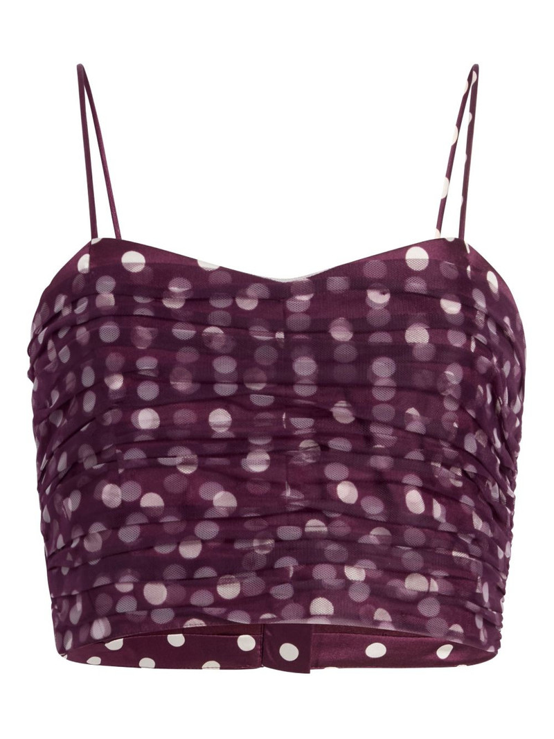 Camille polka dot camille top 1