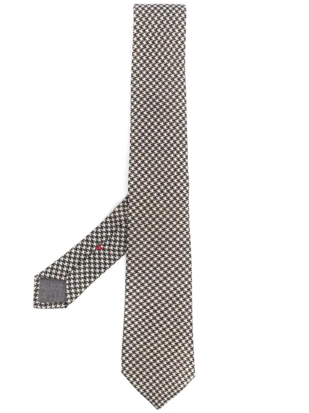 houndstooth pattern tie - 1