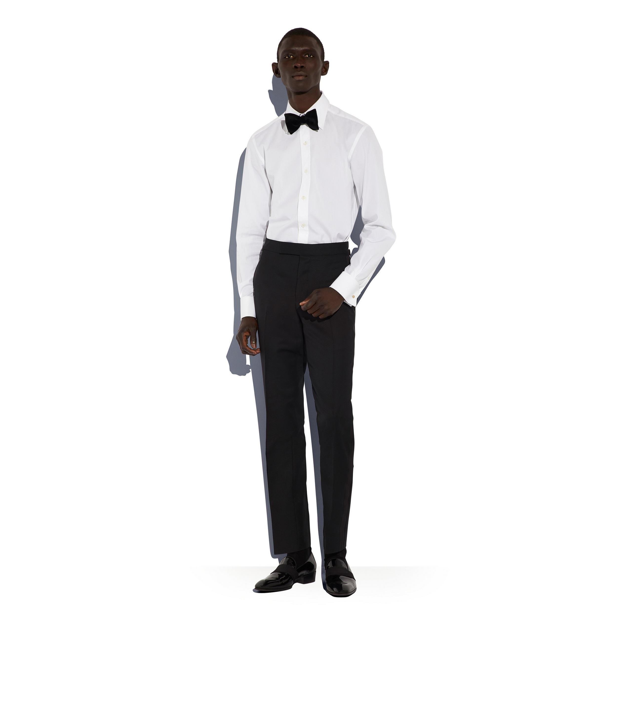 BLACK MOHAIR O'CONNOR EVENING TROUSERS - 2