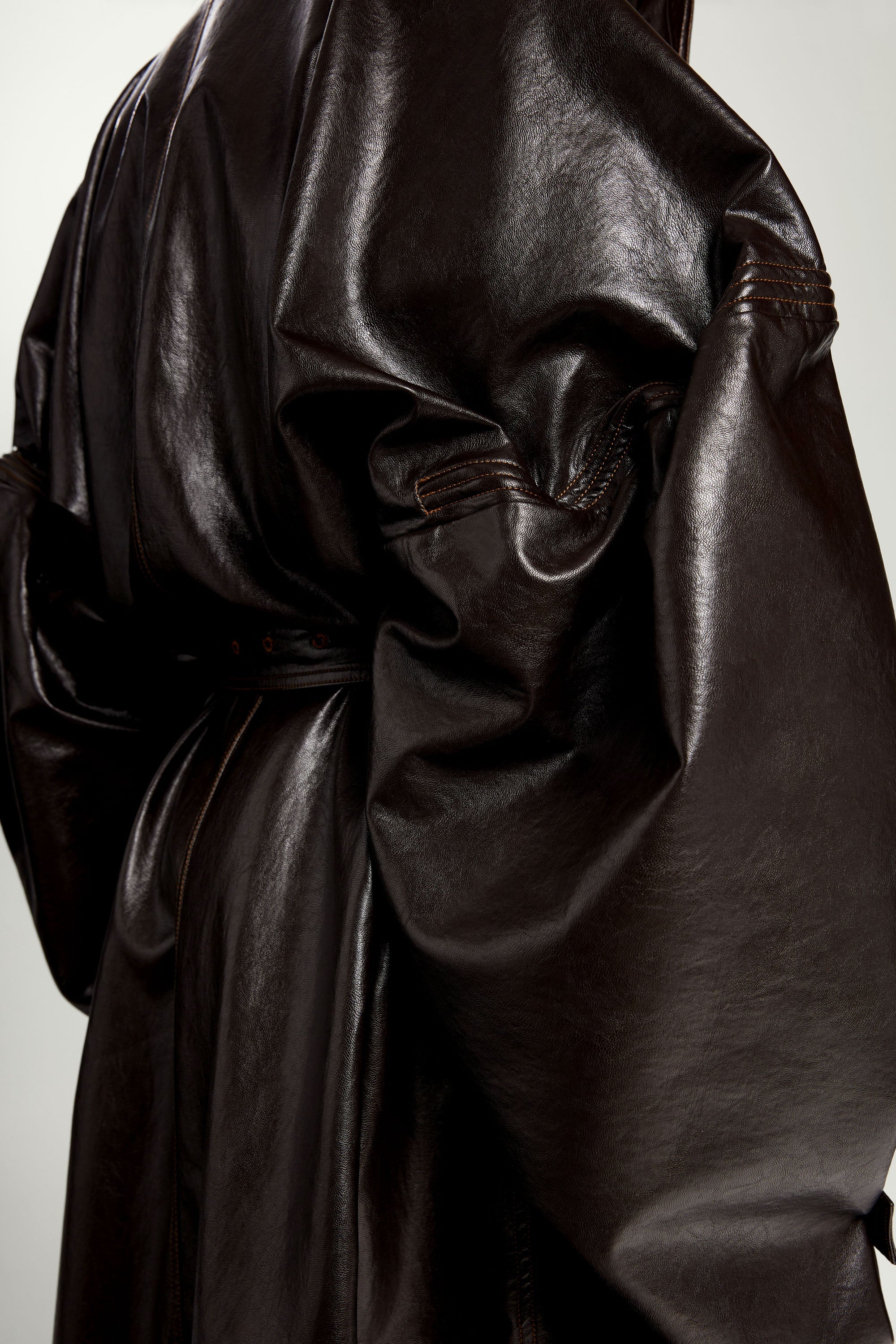Wire Maxi Trench Coat - 9
