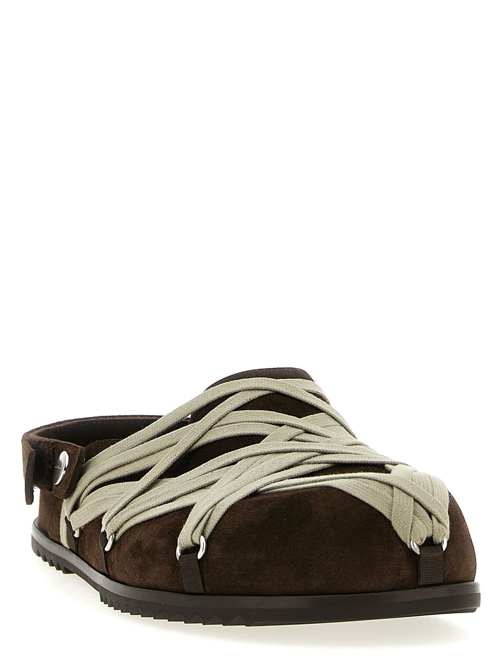 Rick Owens Men 'Megalace Mule Granola' Sabots - 2