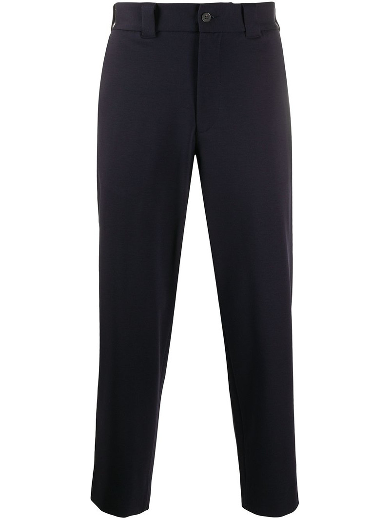 cropped tapered leg trousers 1