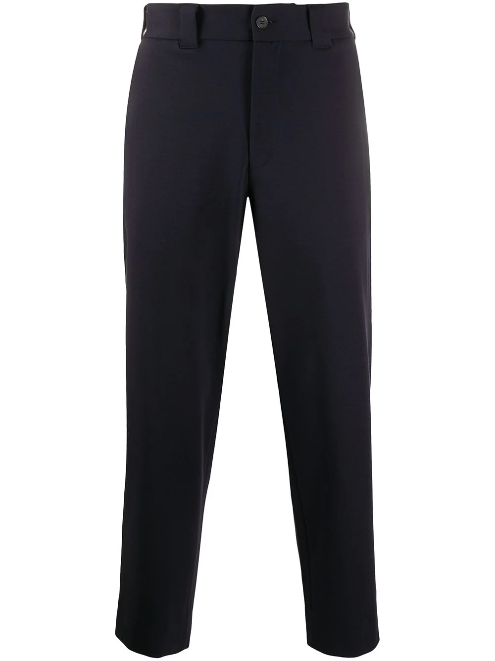 cropped tapered leg trousers - 1
