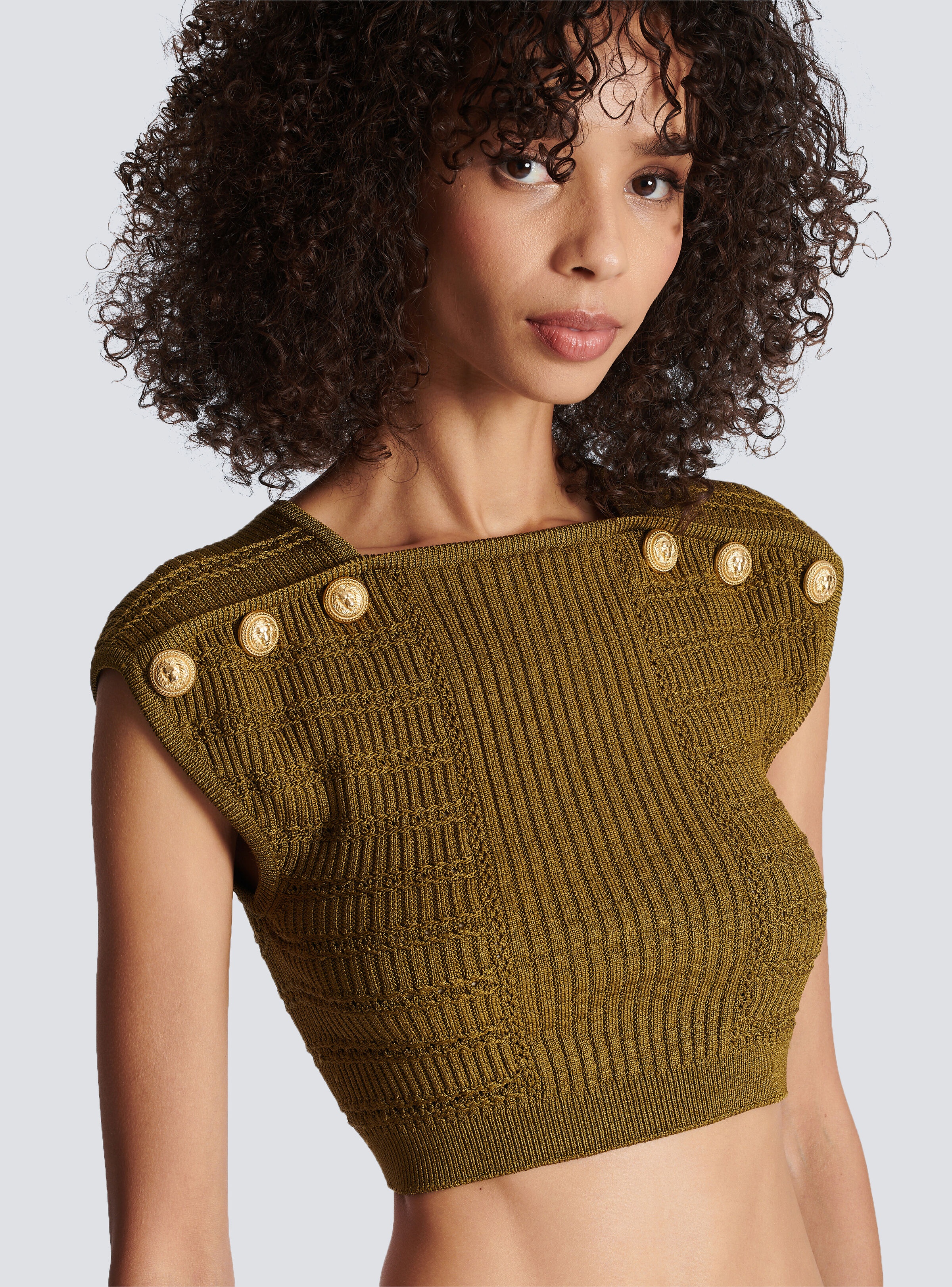 Knit crop top - 6