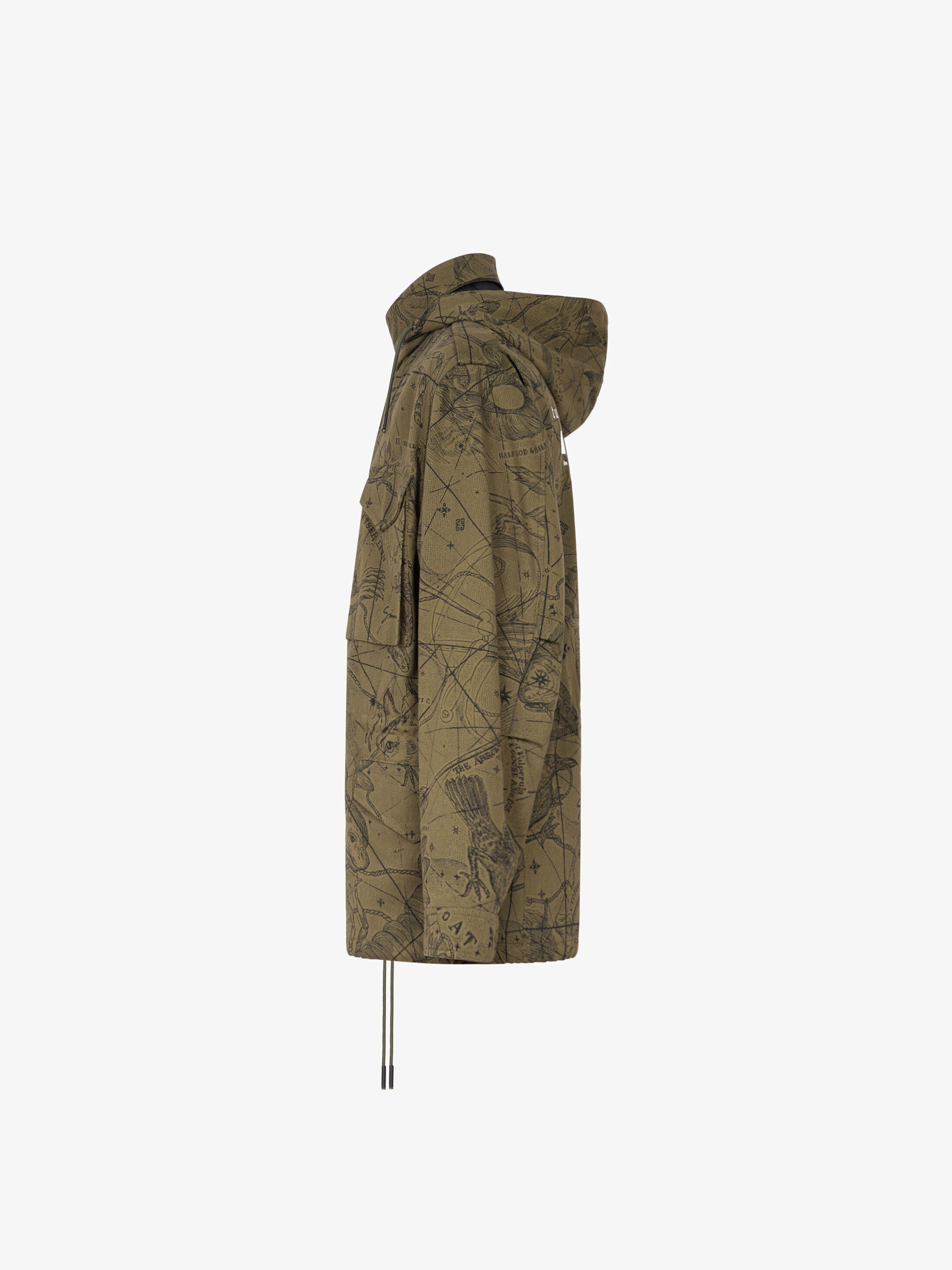 Astral printed multipockets parka - 3