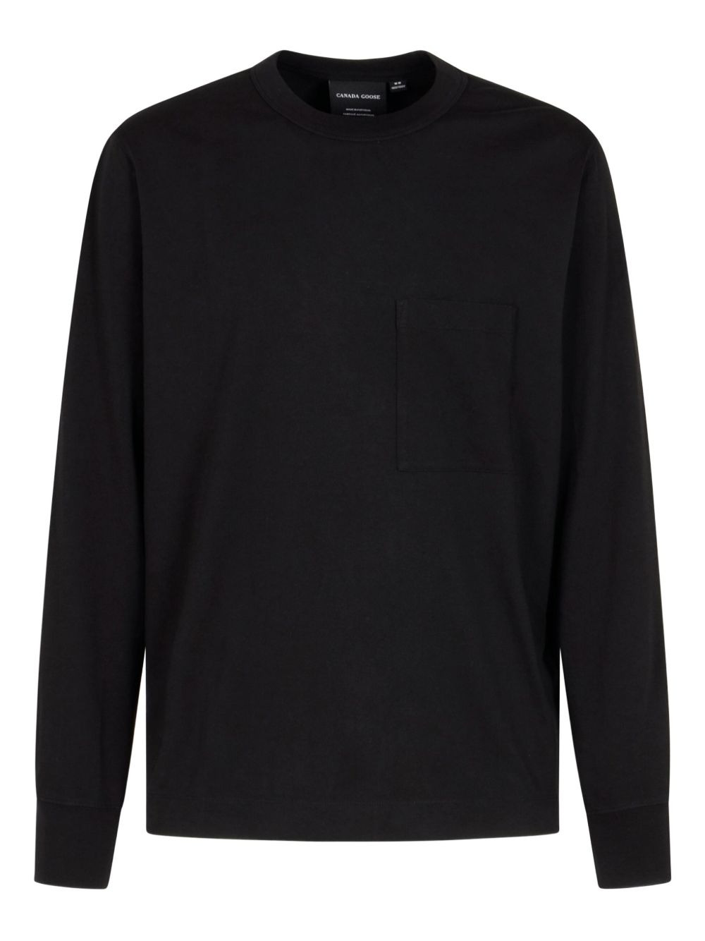 patch-pocket long-sleeve T-shirt - 1