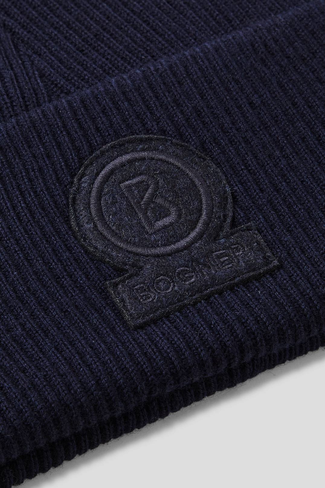 PHILIP PURE NEW WOOL HAT IN NAVY BLUE - 2