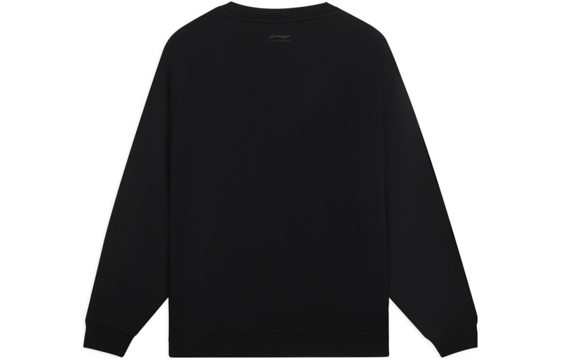 Li-Ning Li-Ning Anything Is Possible Graphic Sweatshirt 'Black' AWDSG91-2 outlook