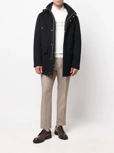 Brunello Cucinelli cashmere zipped coat outlook