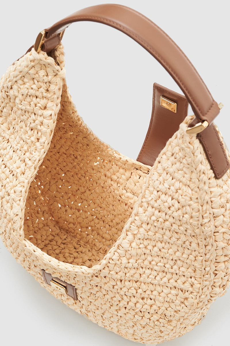 Lou Bag Monogram - Natural With Cognac 4