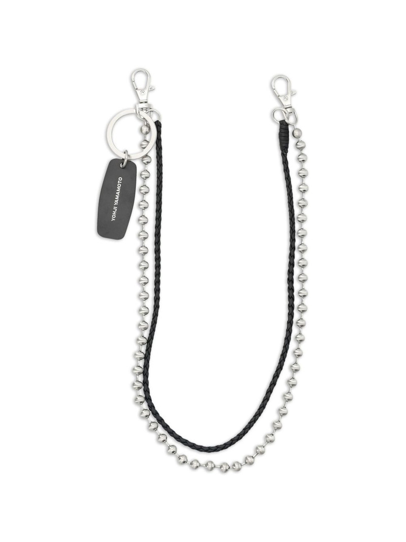 Y-3 braided keyring outlook