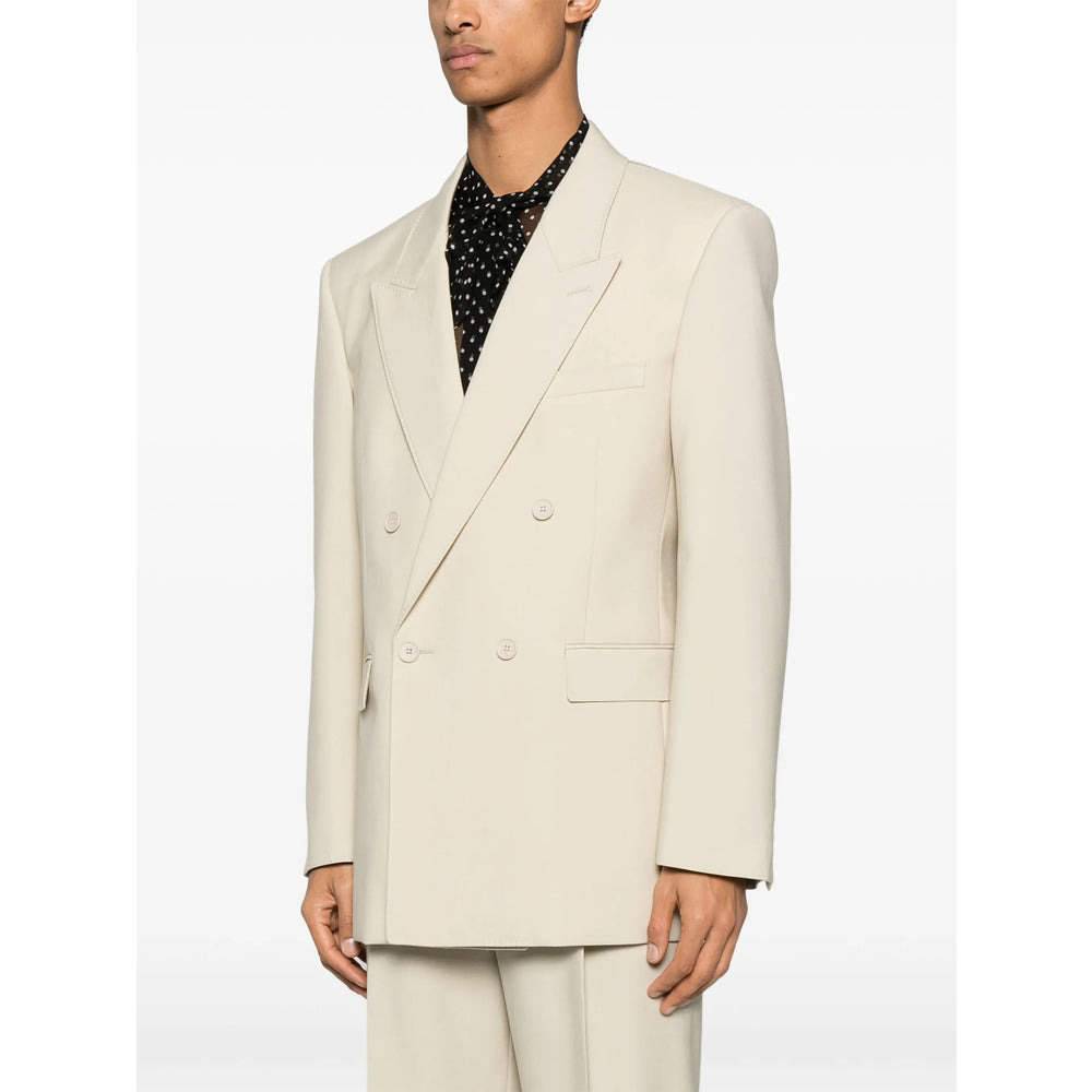 Saint Laurent Neutrals Jackets - Blazers Men - 5
