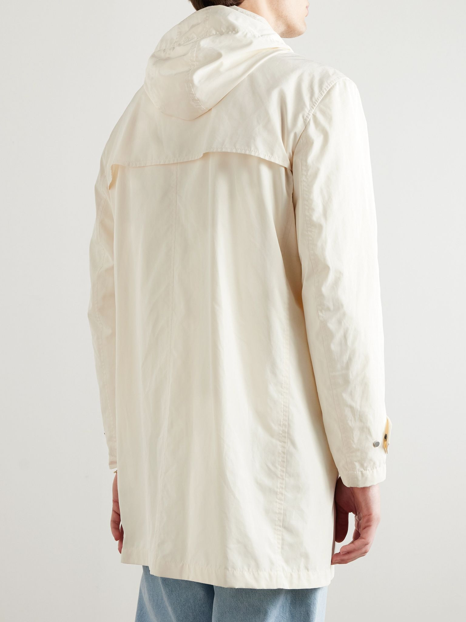 Shell Hooded Coat Cream - 3