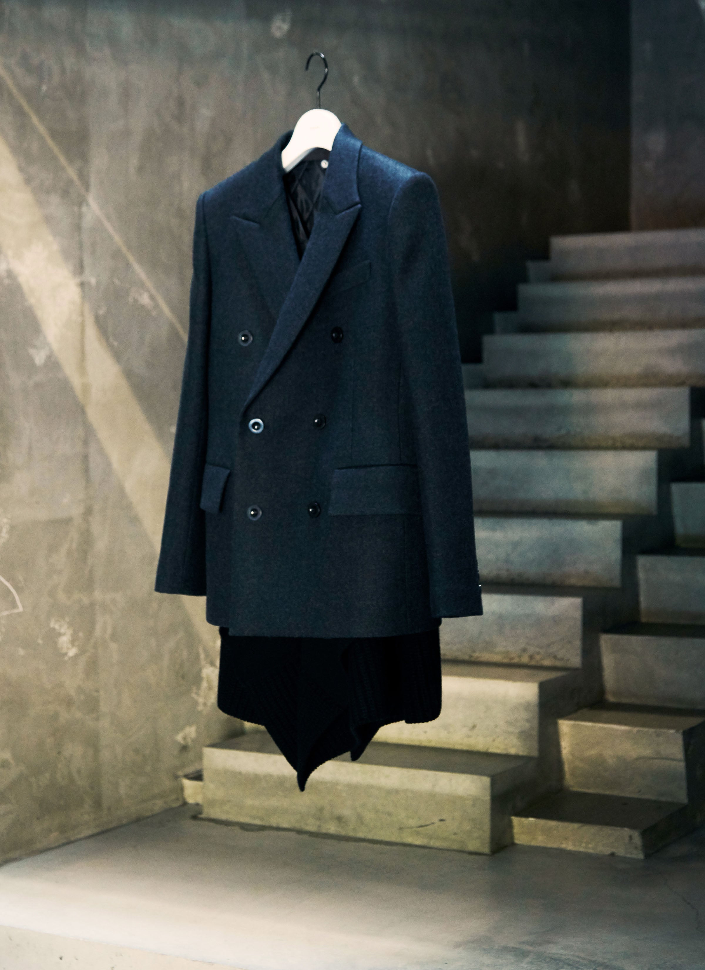 Wool Melton x Wool Knit Jacket - 6