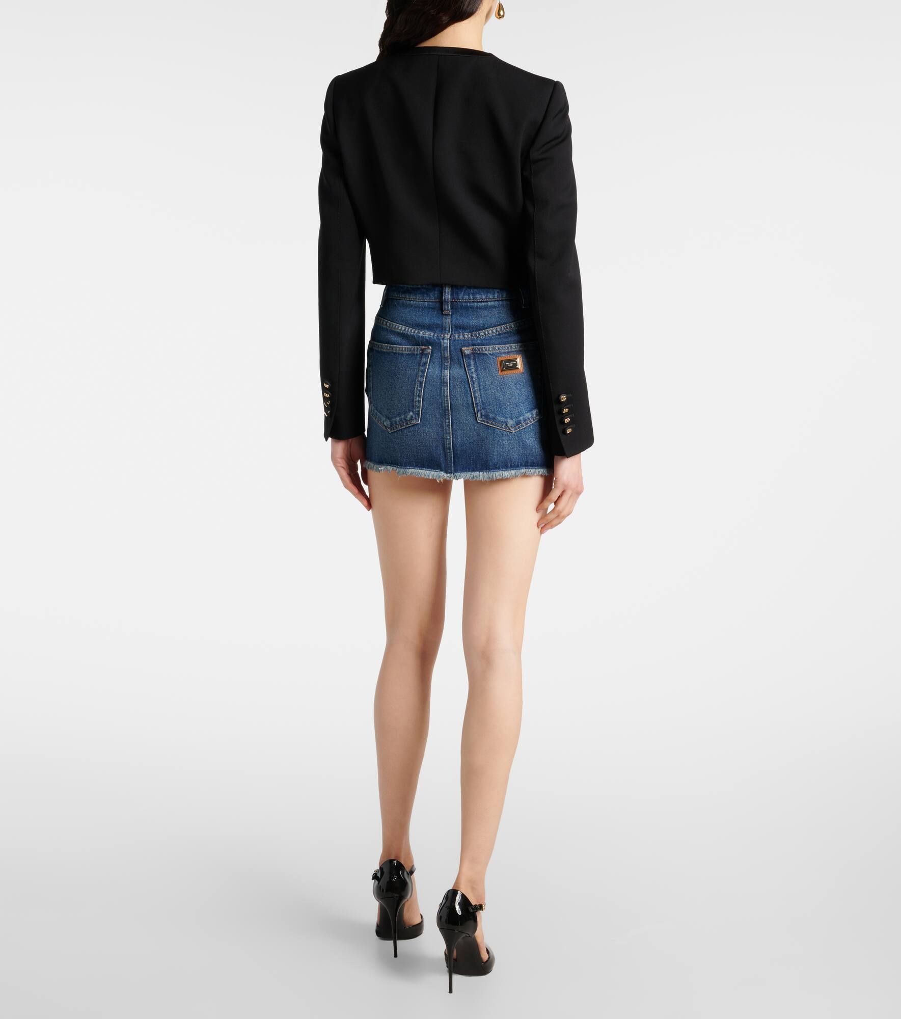 Denim miniskirt - 3