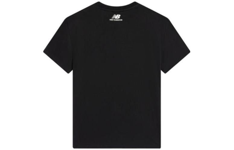 New Balance Casual Logo T-Shirt 'Black White' AMT22396-BK - 2