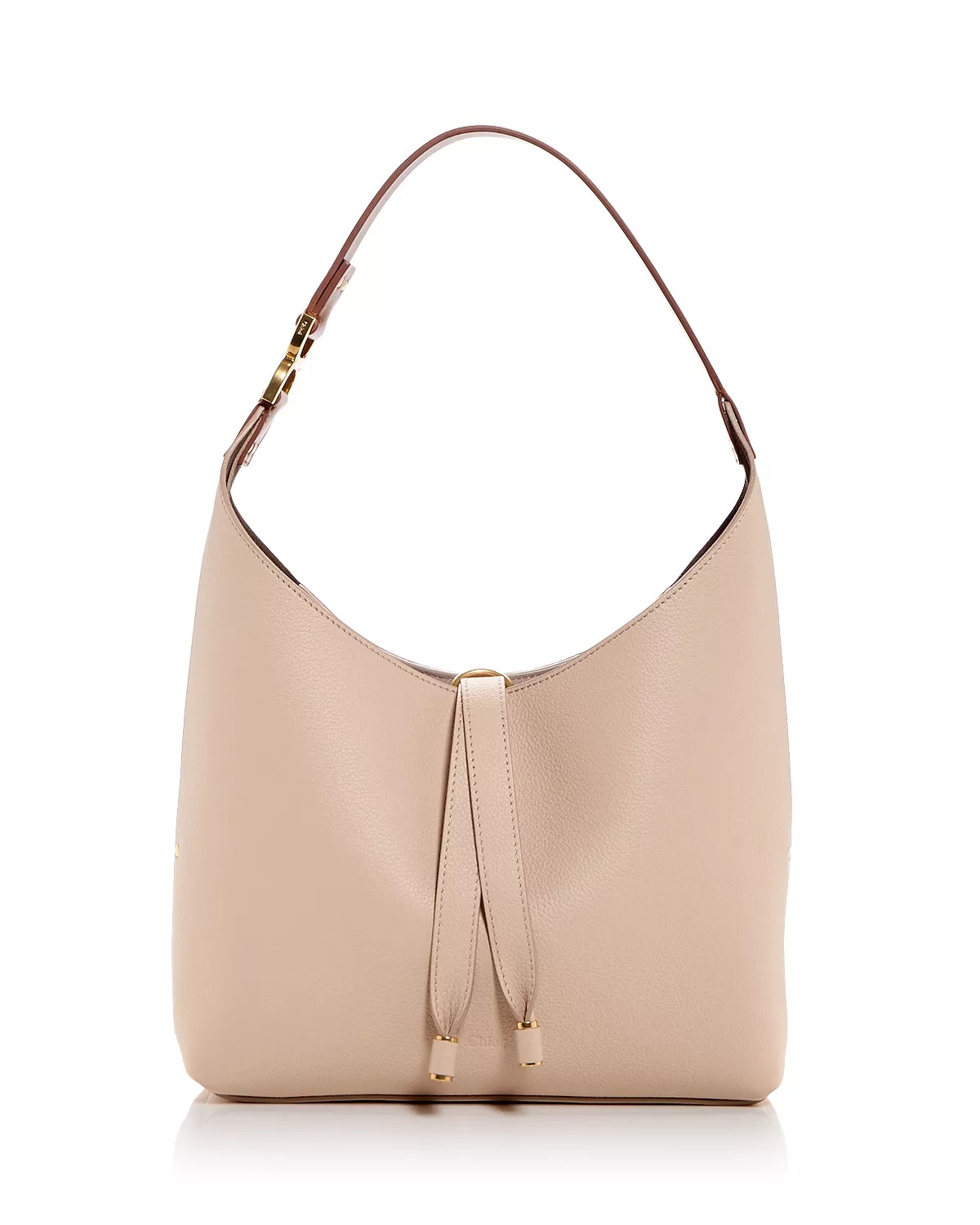 Marcie Small Leather Hobo Bag - 1