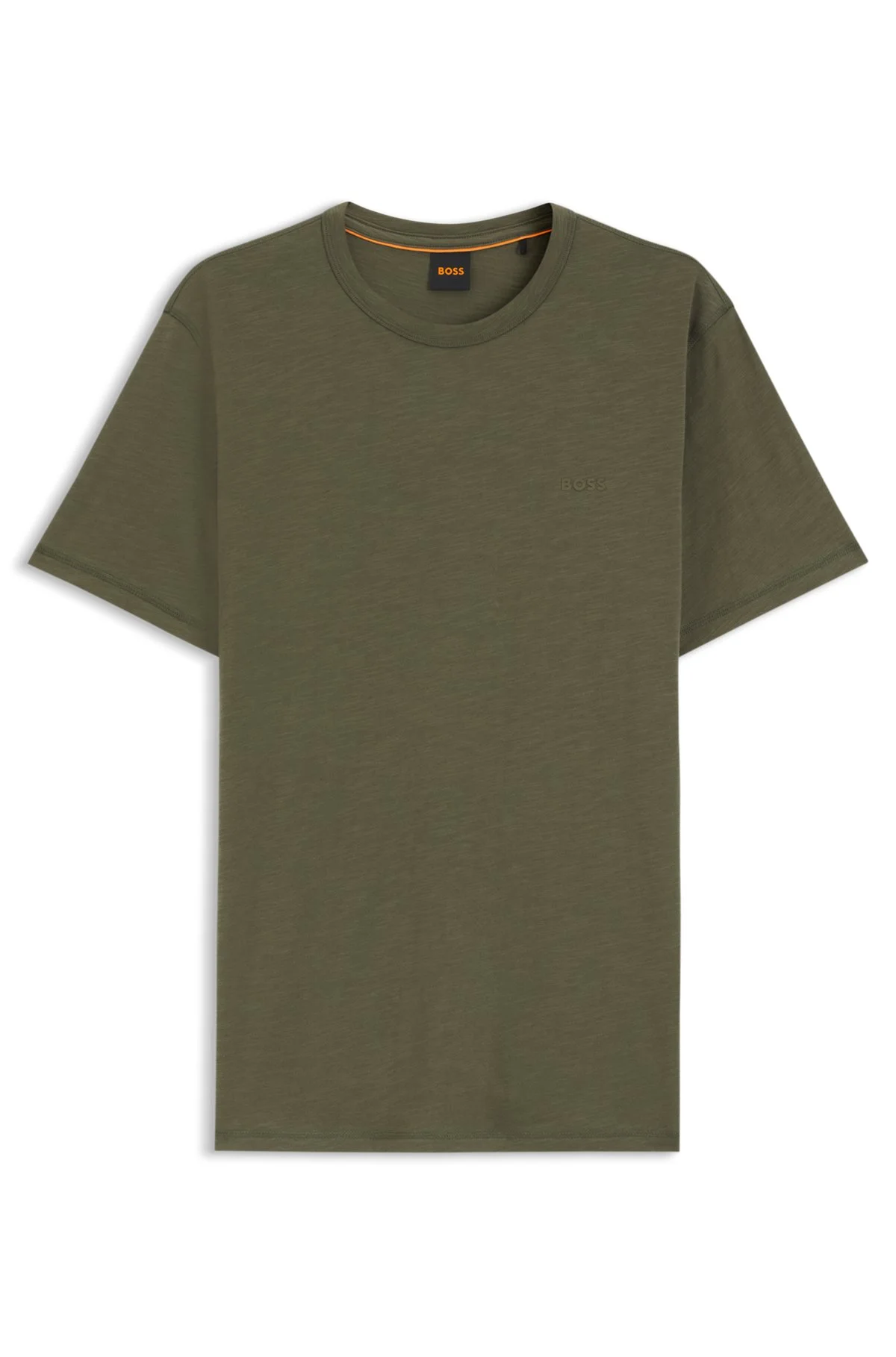 COTTON JERSEY T-SHIRT WITH LOGO DETAIL - 1