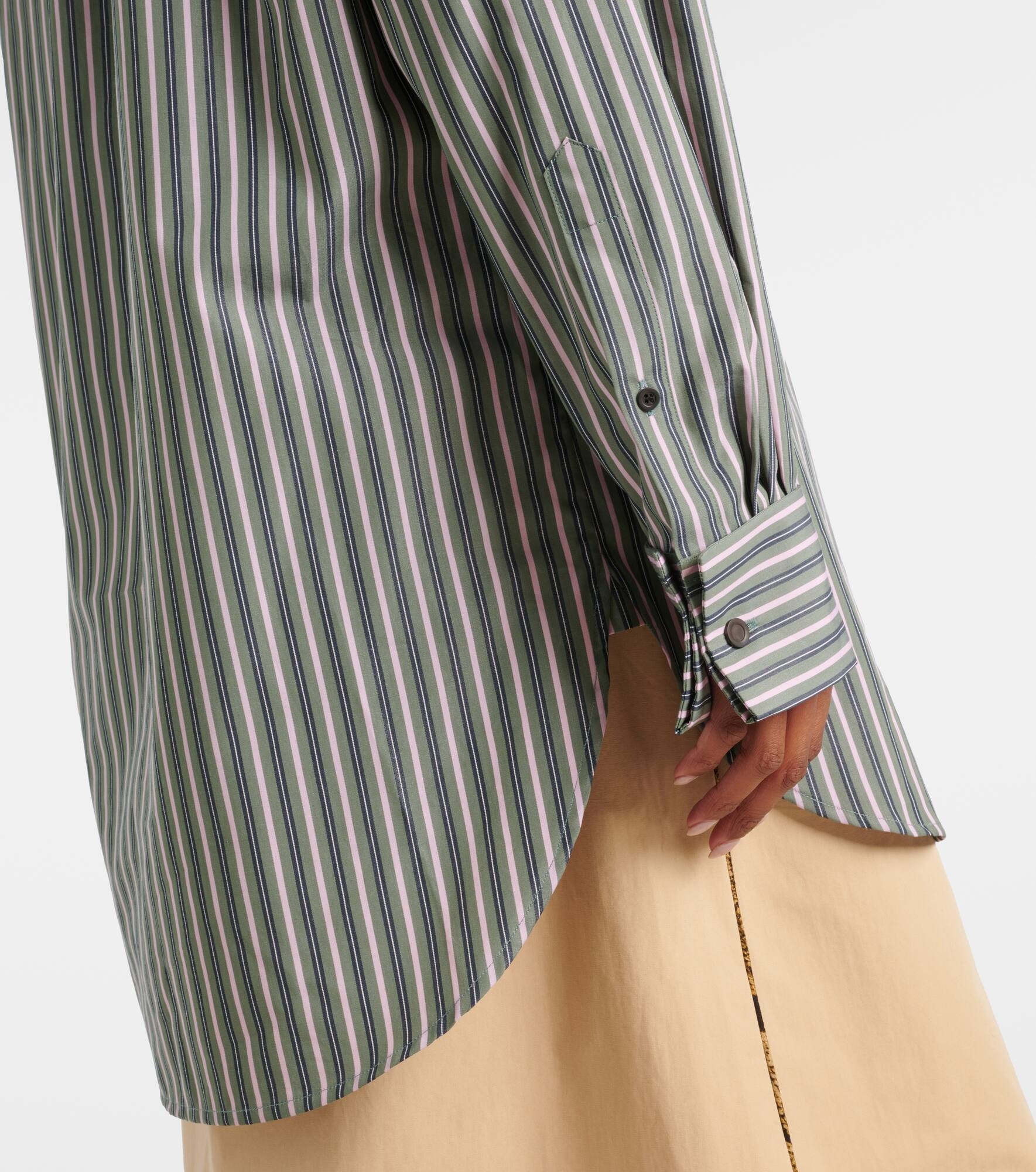 Striped cotton shirt - 5