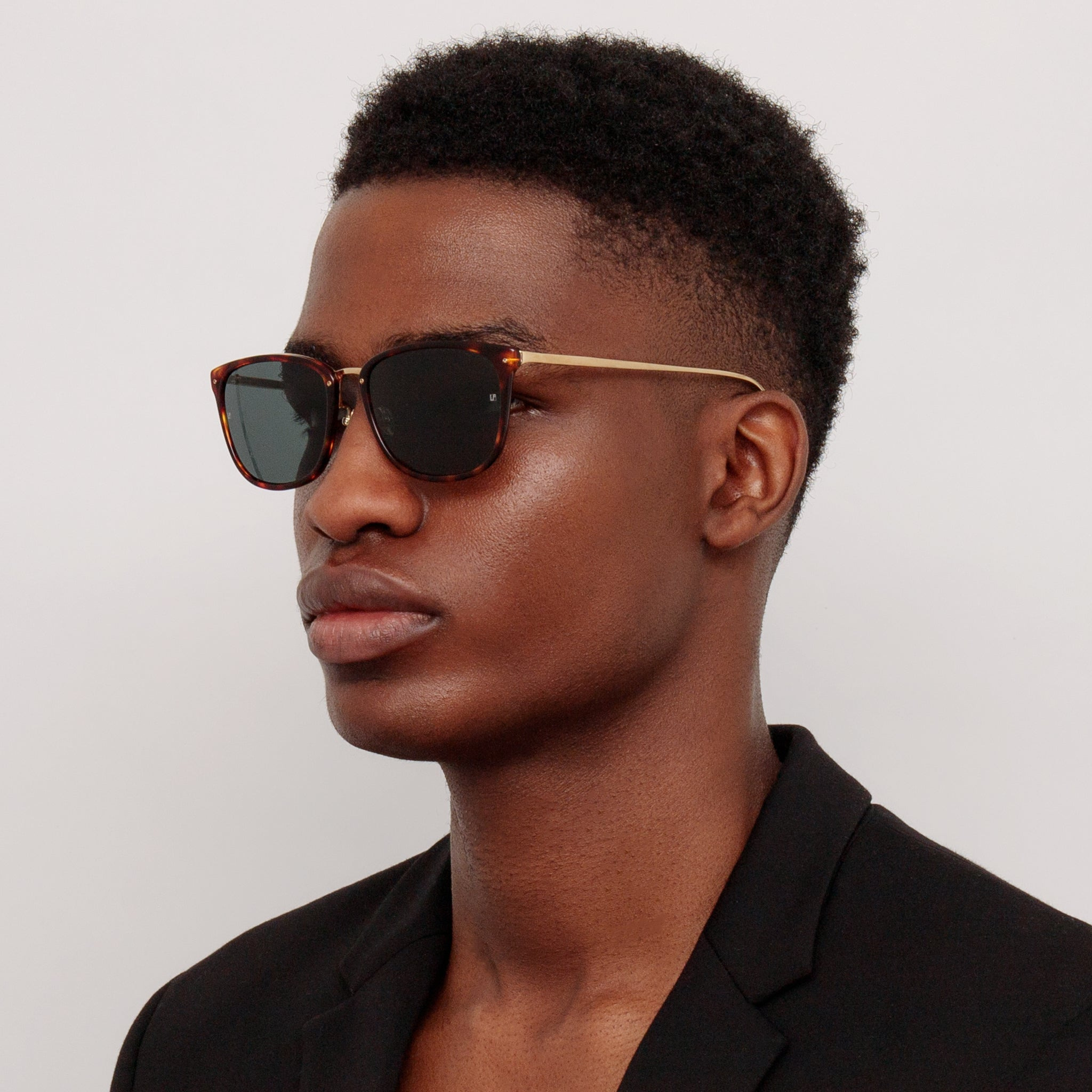 CASSIN D-FRAME SUNGLASSES IN TORTOISESHELL - 4