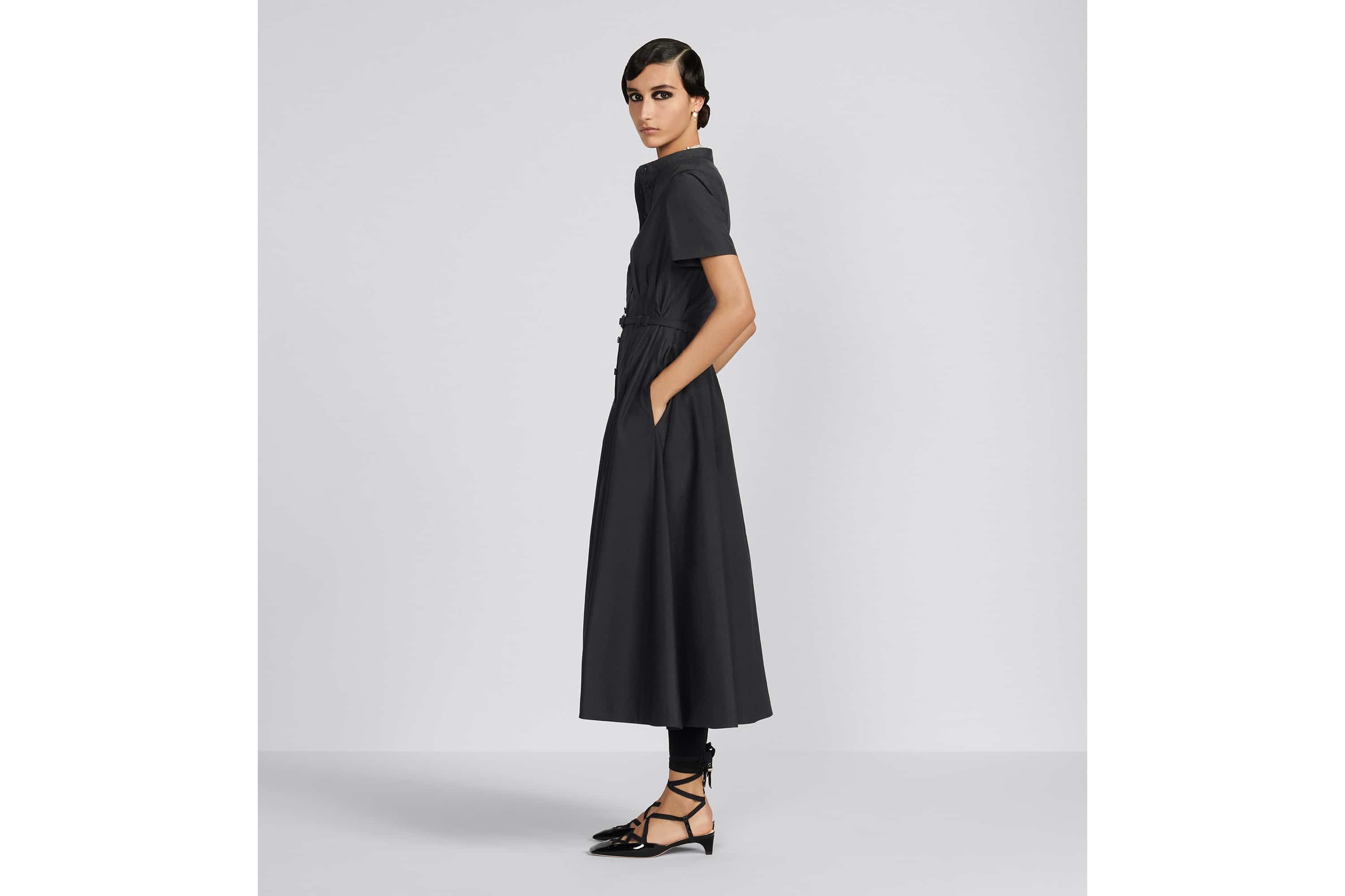 Mid-Length Shirt Dress - 5