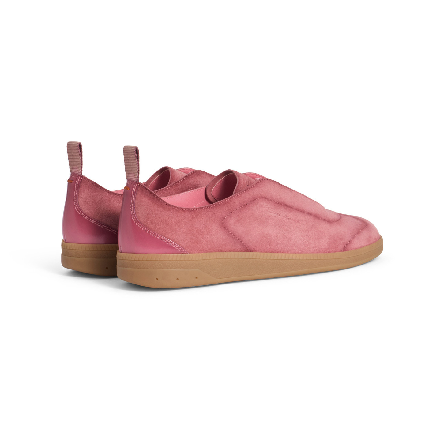 Women's pink suede sneaker - 3