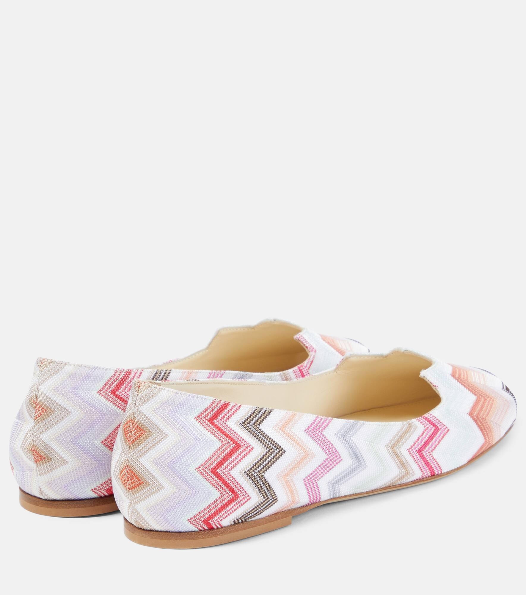 Zig Zag ballet flats - 3