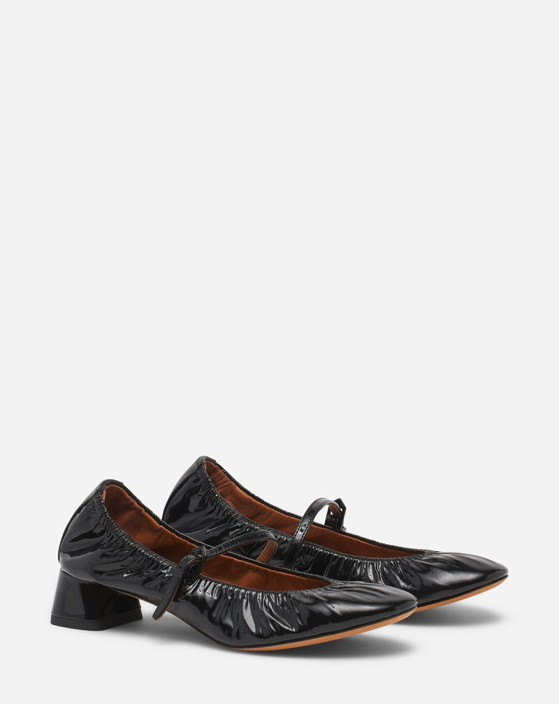 Lanvin THE BALLERINA HEELED MARY JANE IN GLOSSY LEATHER outlook