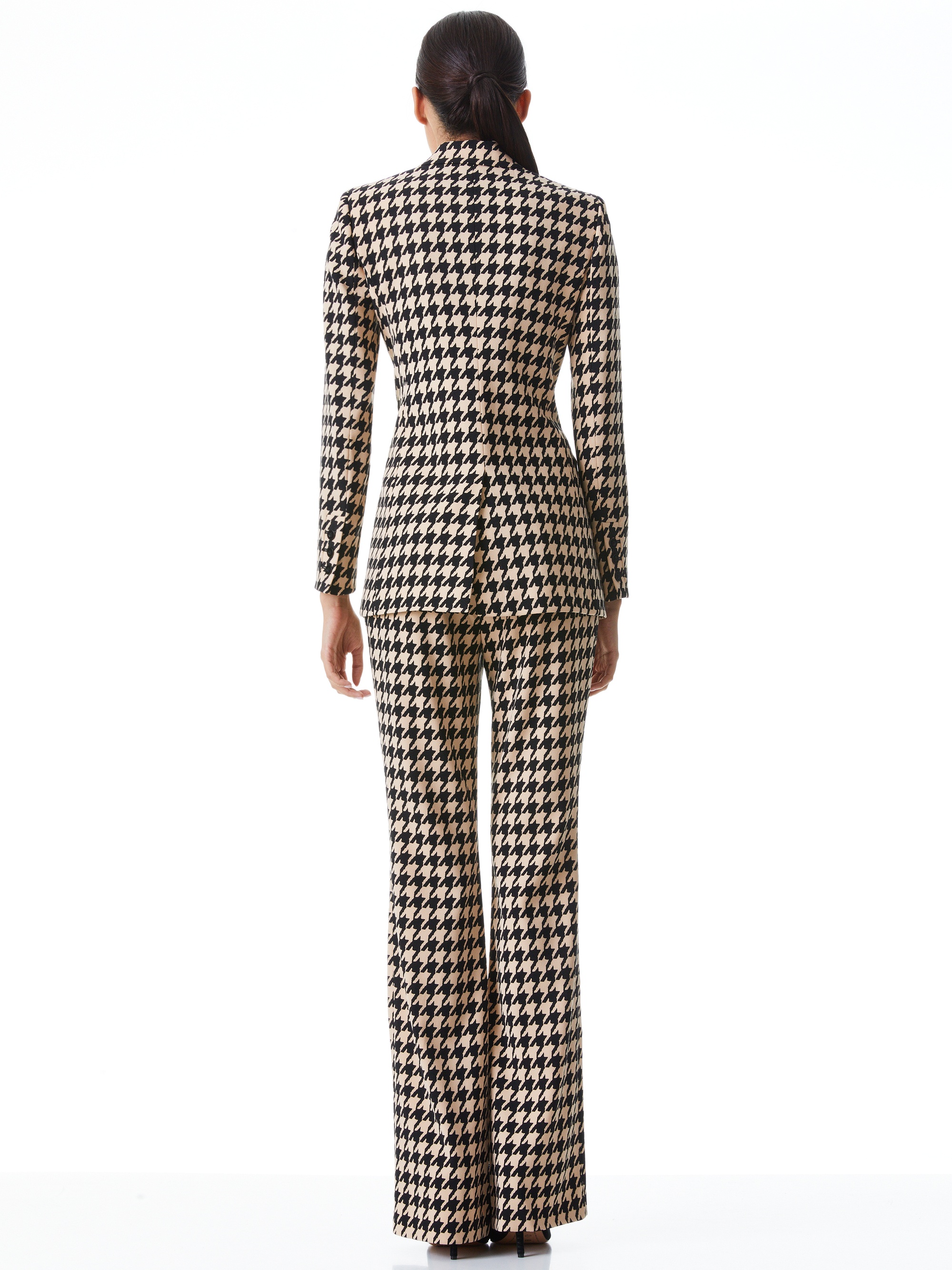 BREANN HOUNDSTOOTH FITTED BLAZER - 3
