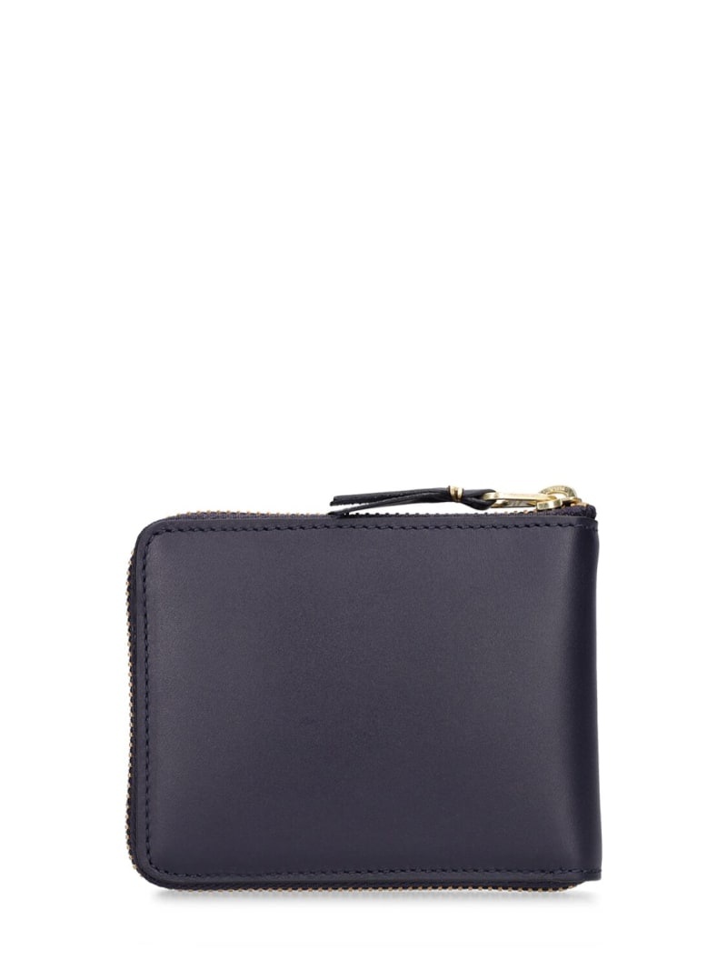 Leather zip wallet - 4