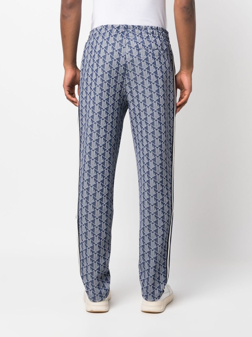 jacquard monogram-pattern track pants - 4