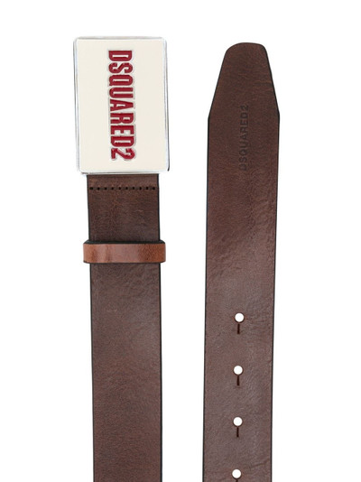 DSQUARED2 logo-buckle belt outlook