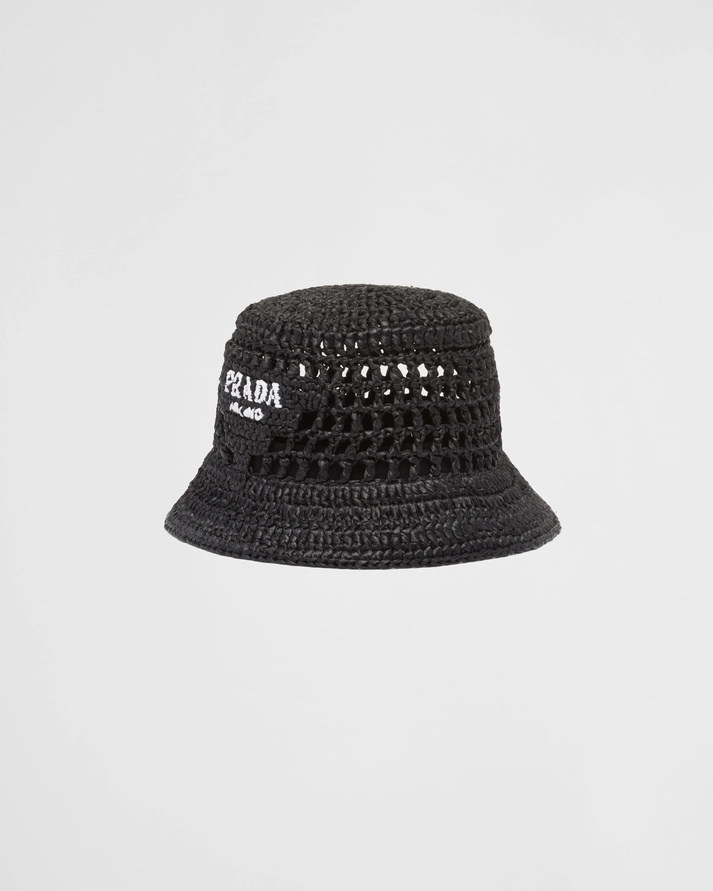 Woven fabric bucket hat - 1
