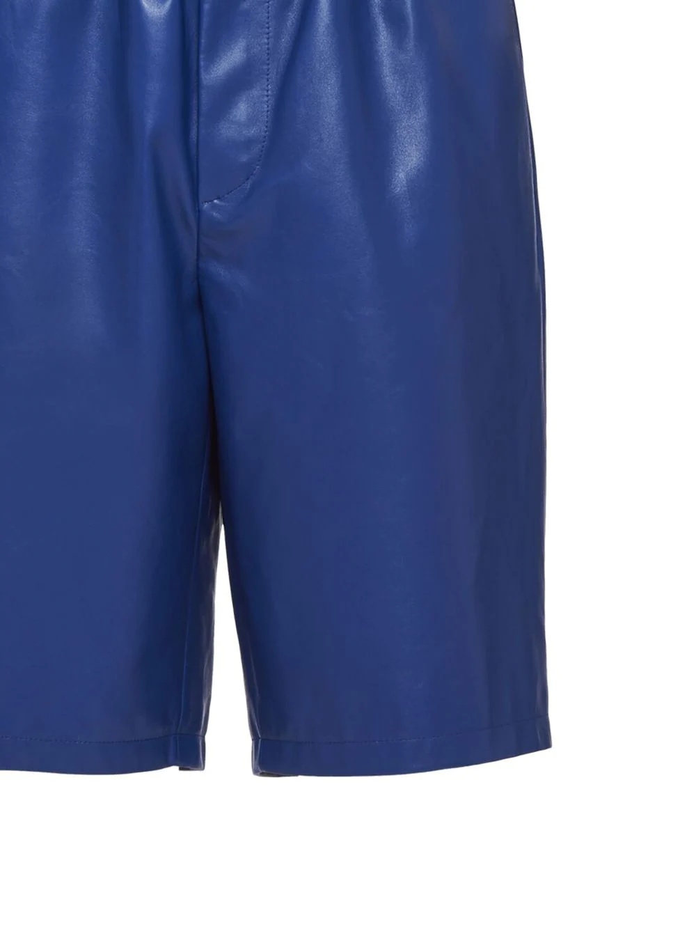 polished-finish elasticated-waistband shorts - 2