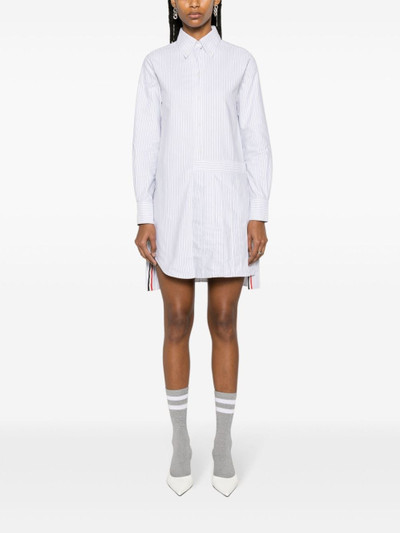 Thom Browne pleated striped shirt dress outlook
