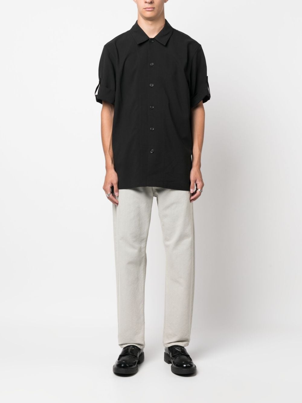 short-sleeve button-up shirt - 2
