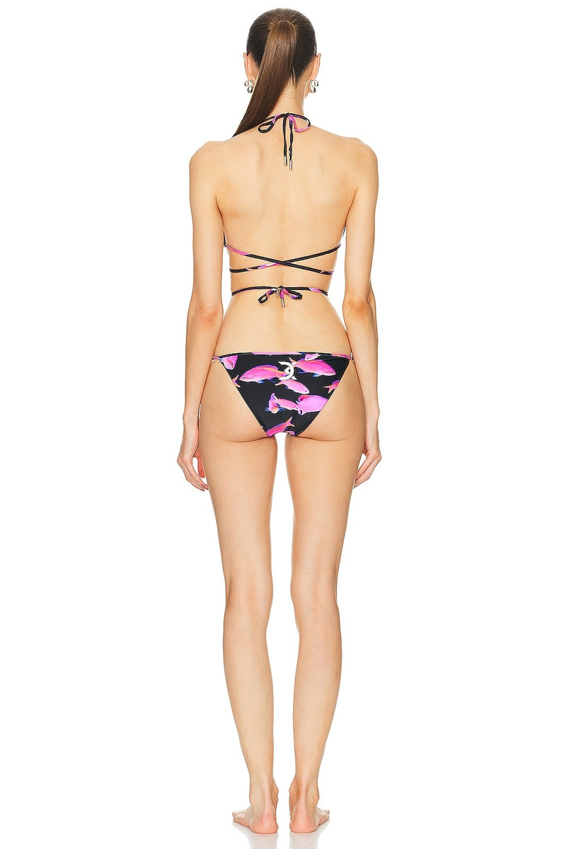 David Koma Fish Print Bikini Set outlook