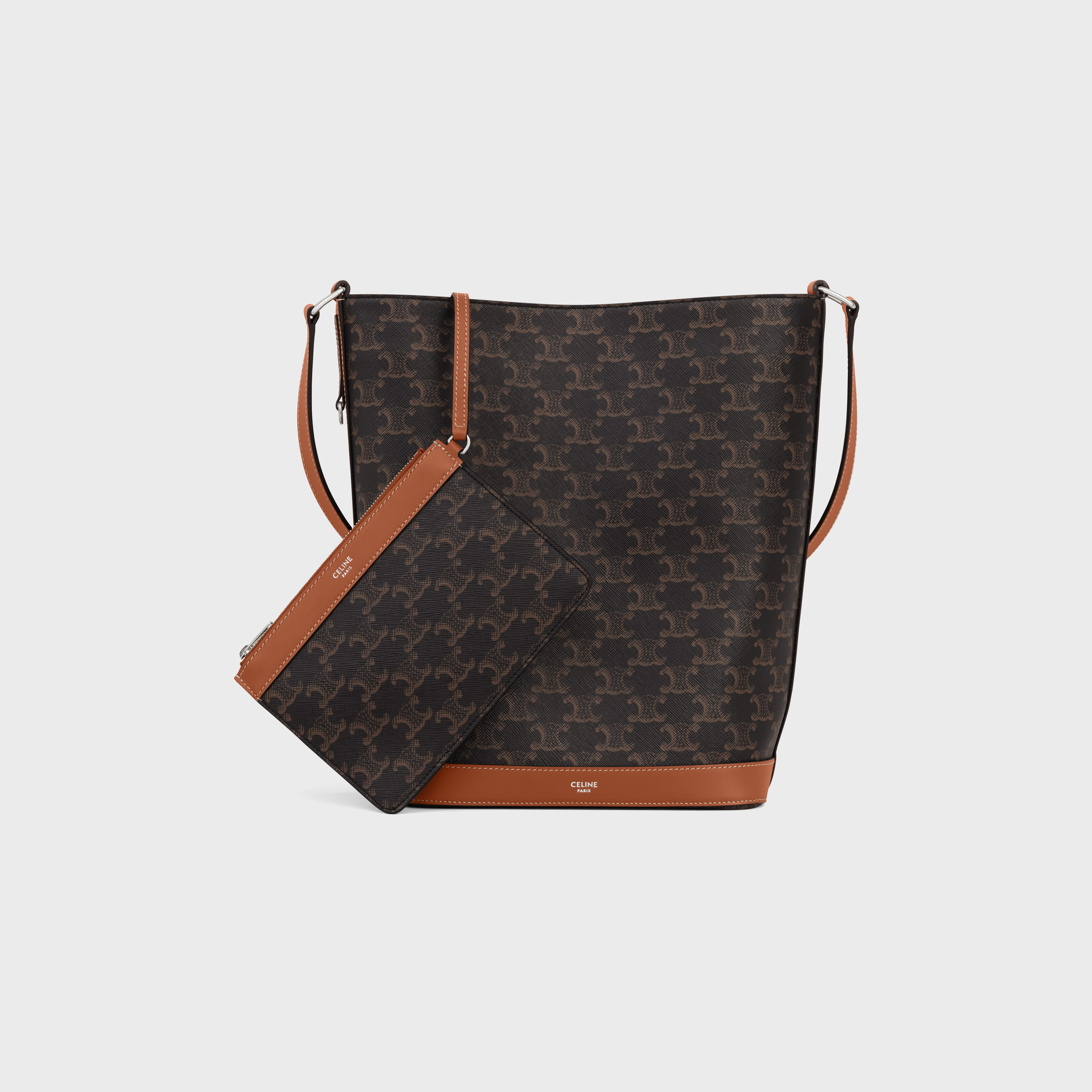 Bucket in Triomphe canvas and calfskin - 6