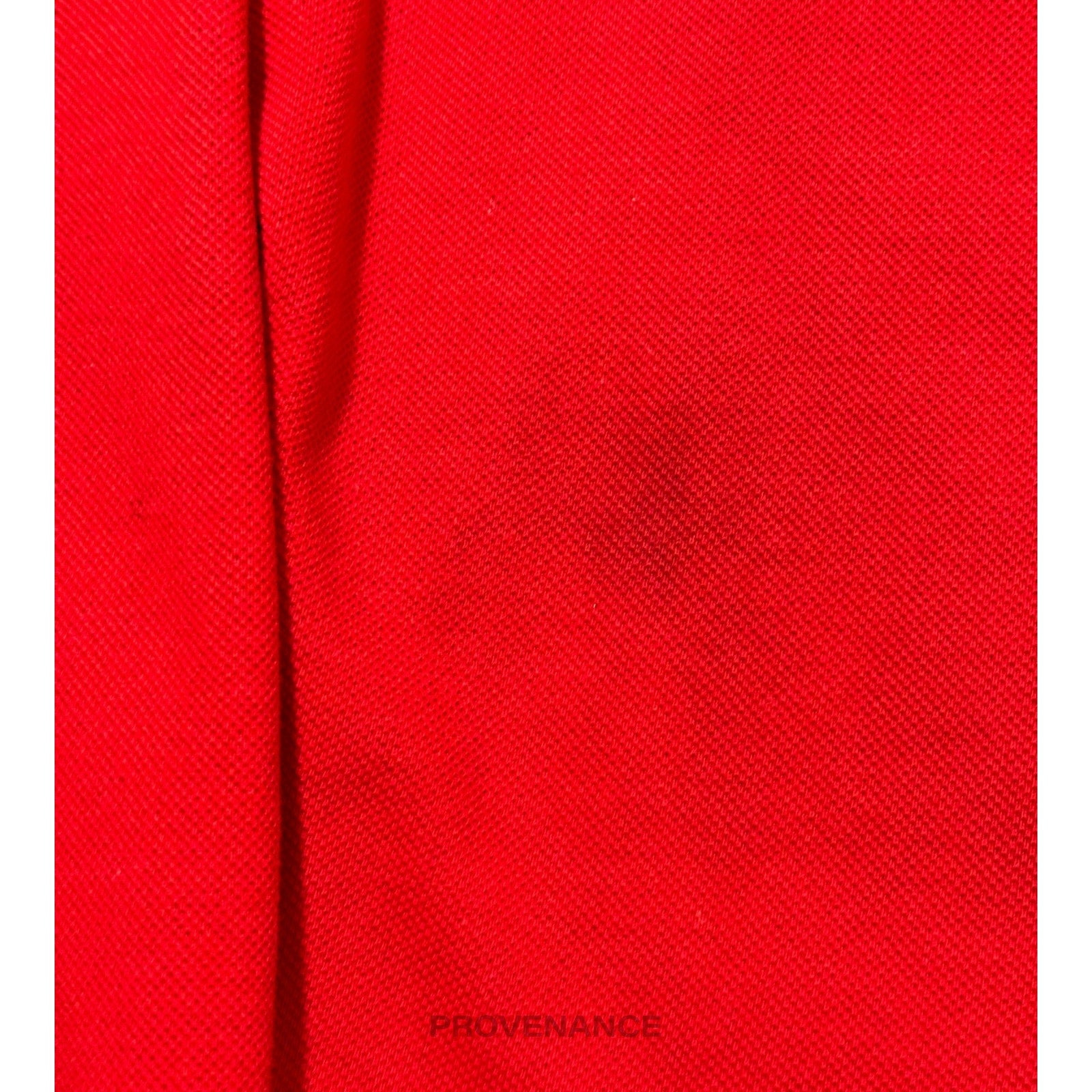 Burberry Sports Long Sleeve Polo Shirt - Red Nova Check M - 6