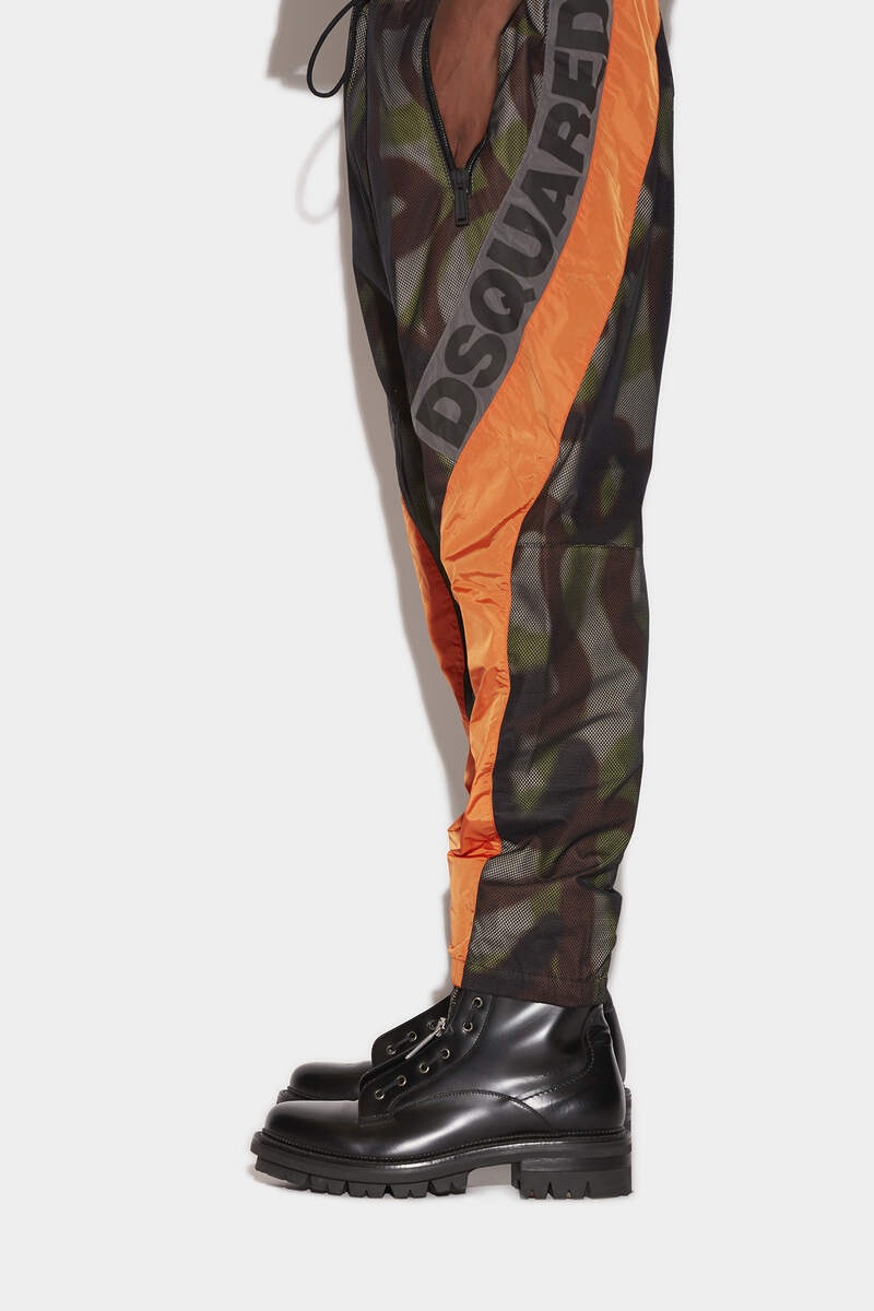 CAMO MESH CARGO TROUSERS - 4