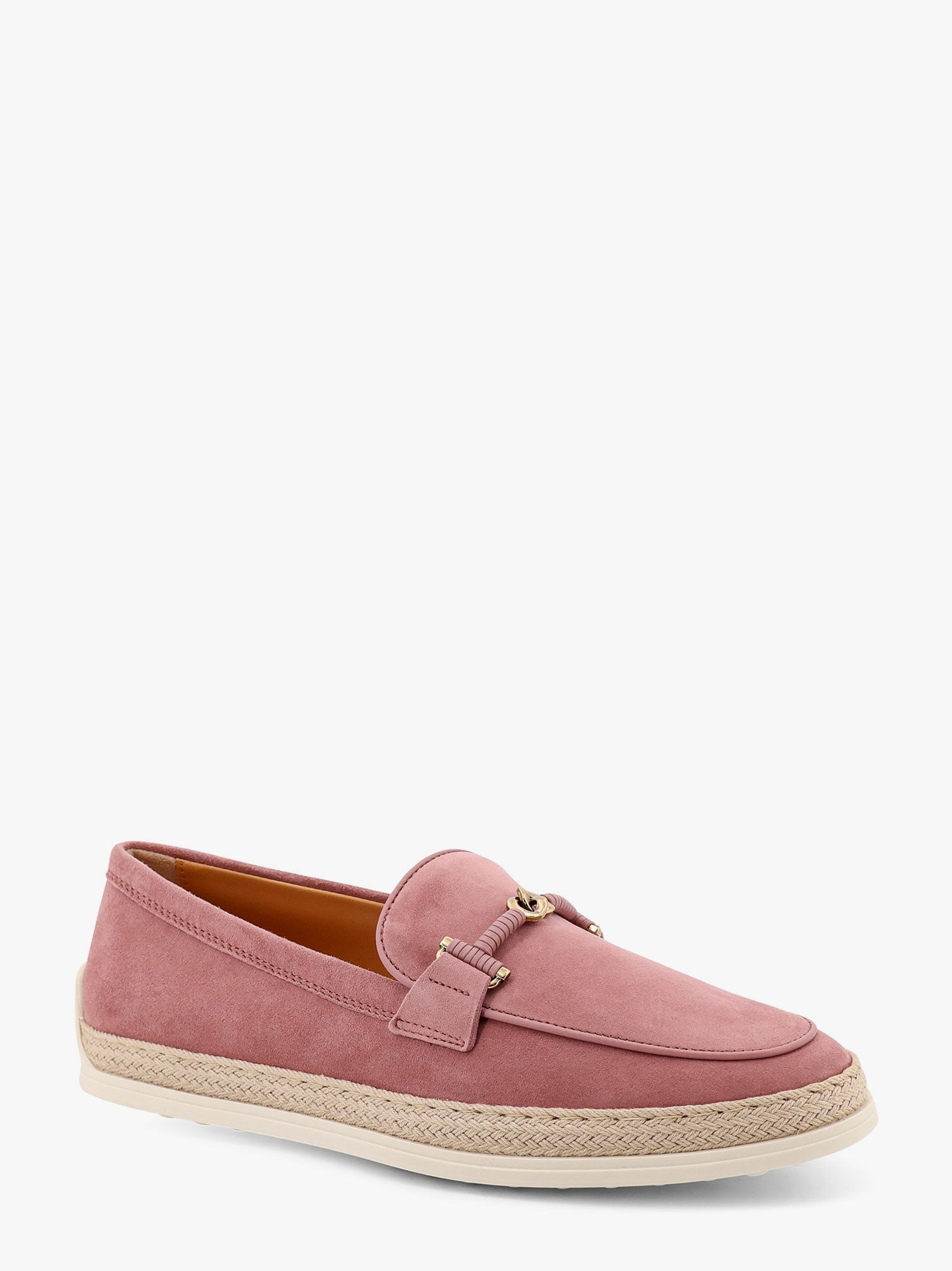 Suede Loafer With Metal Detail - 2